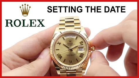 why is my rolex not keeping time|how to adjust rolex date.